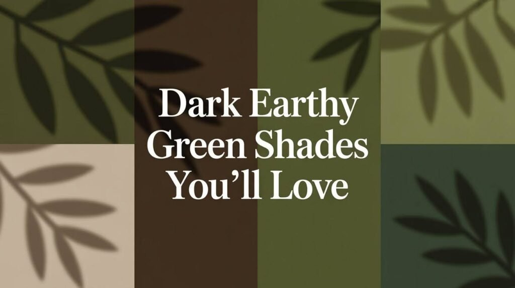 15 Dark Earthy Green Shades You’ll Love