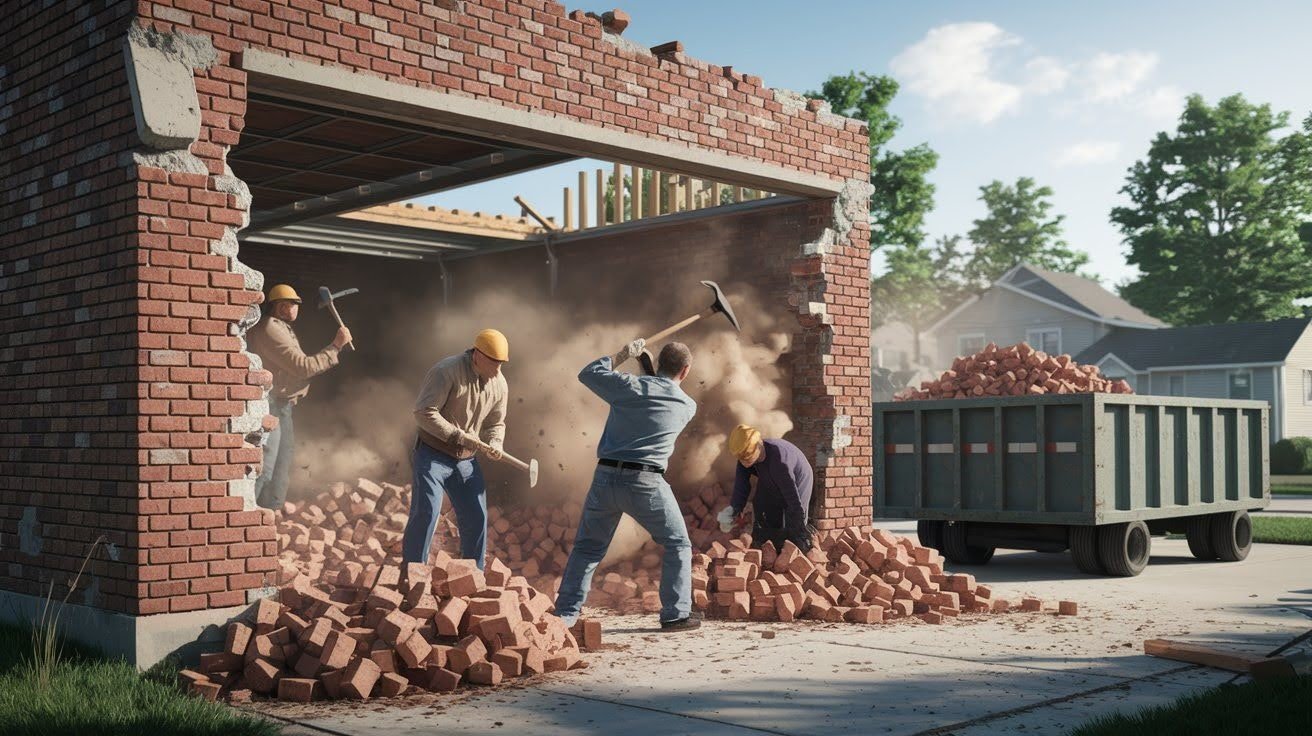 Brick Garages