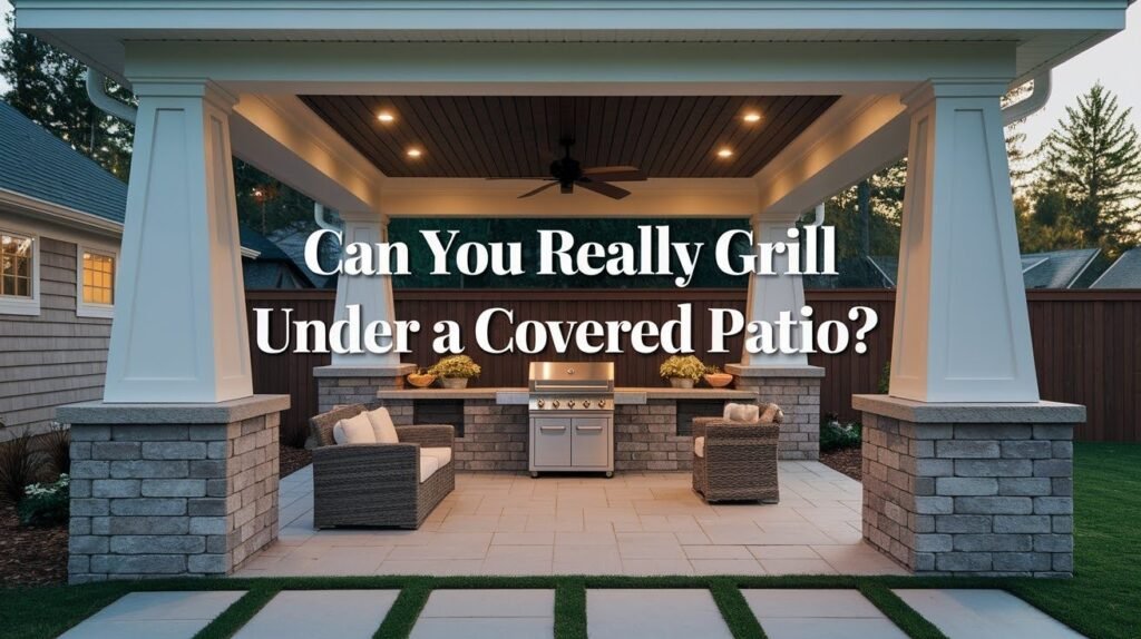 Can You Really Grill Under a Covered Patio