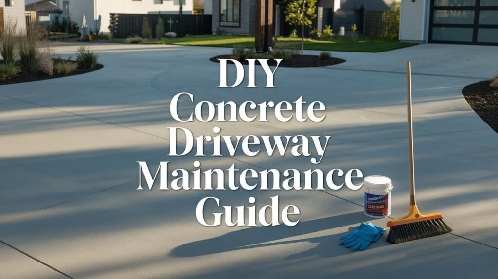 DIY Concrete Driveway Maintenance