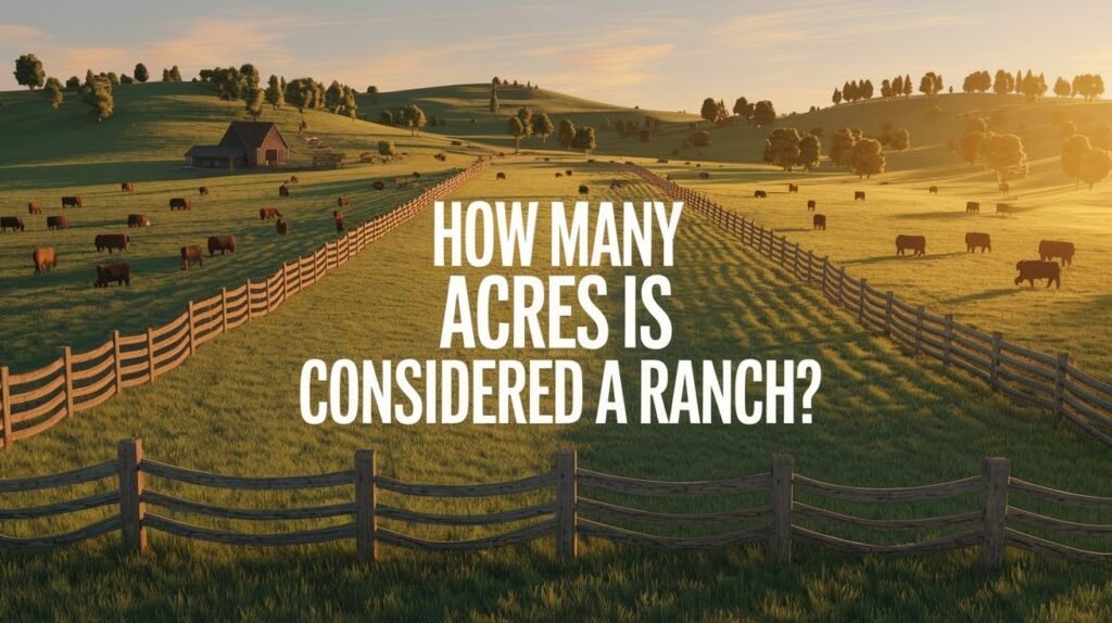 How Many Acres is Considered a Ranch