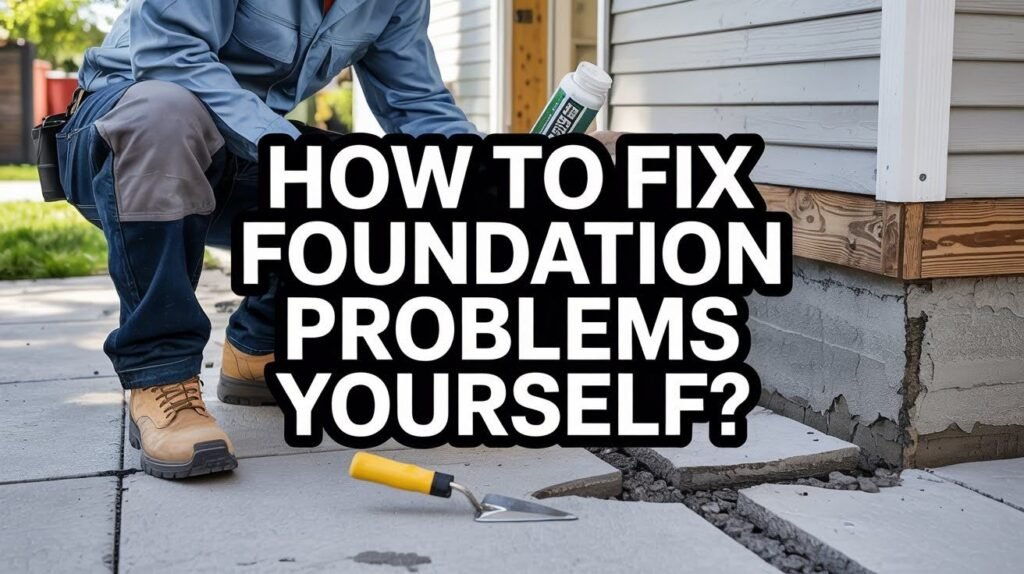 How to Fix Foundation Problems Yourself