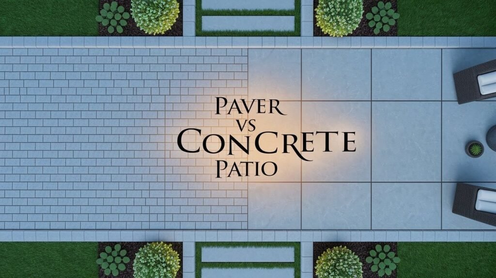 Paver vs Concrete Patio