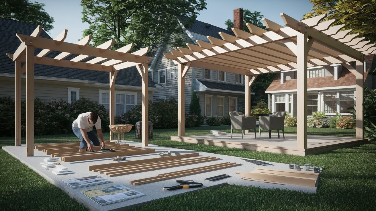 Pre-Built Pergola Kits