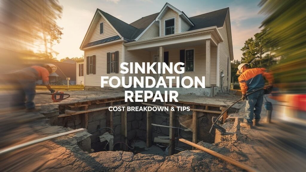 Sinking Foundation Repair