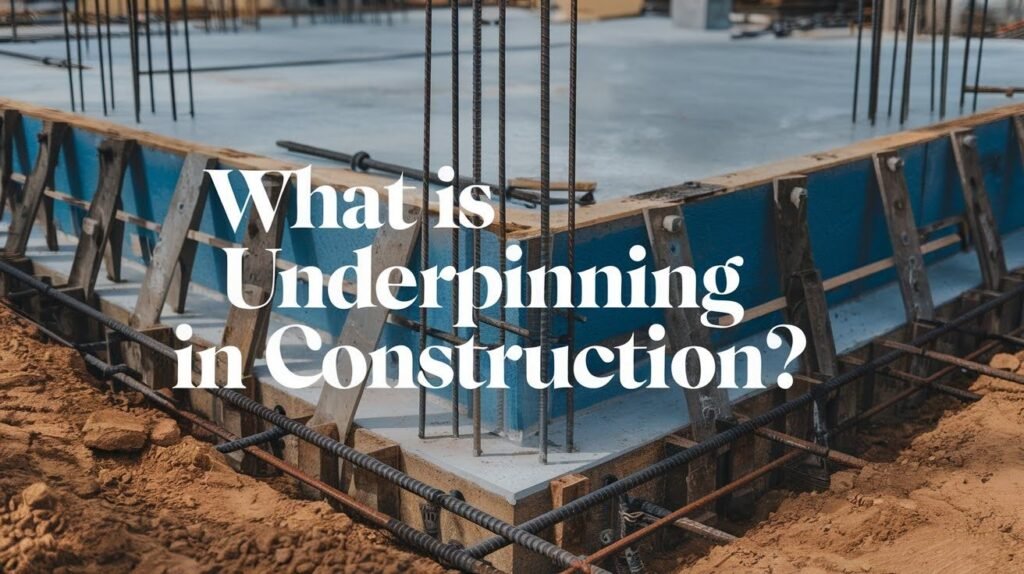 What is Underpinning in Construction